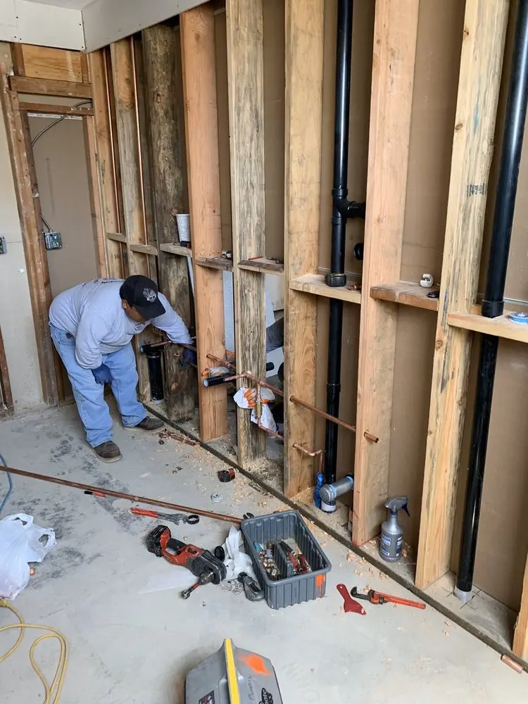 Commercial rough-in plumbing for Gas Line Repair in Del Rey